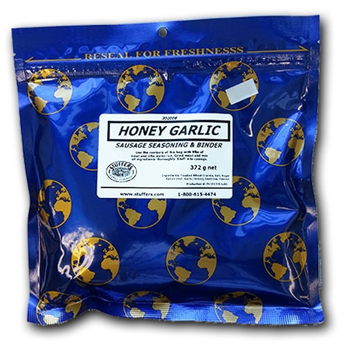 Stuffers Honey Garlic Sausage Seasoning & Binder 372g