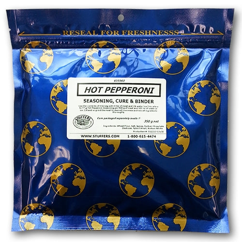 Stuffers Hot Pepperoni Seasoning & Binder 350g