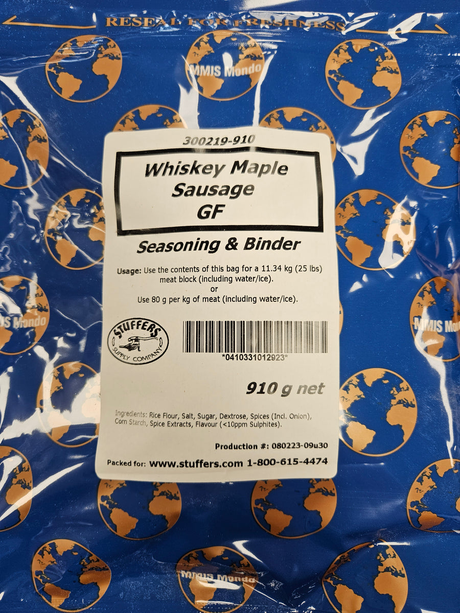 WHISKY MAPLE FRESH SAUSAGE BINDER GF 910g