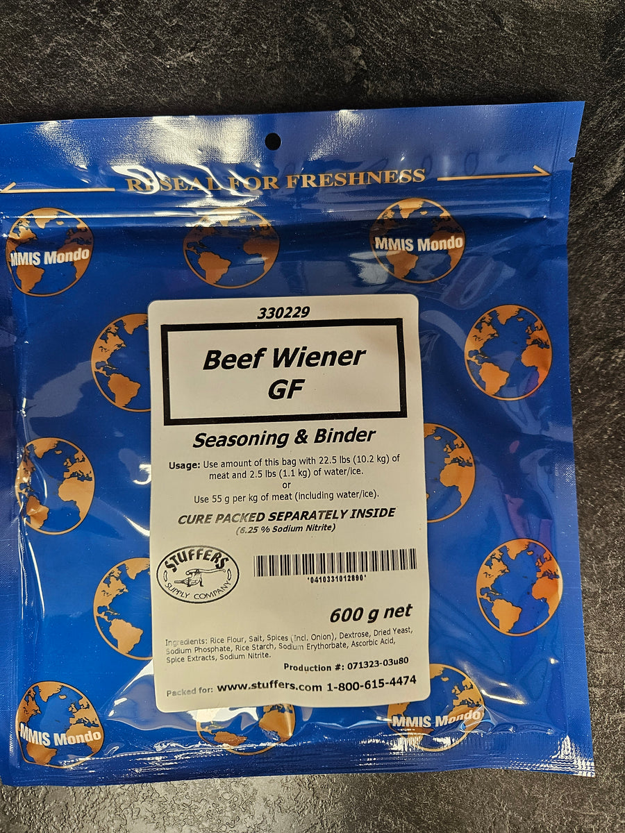 Beef Wiener Seasoning & Binder Gluten Free 600g