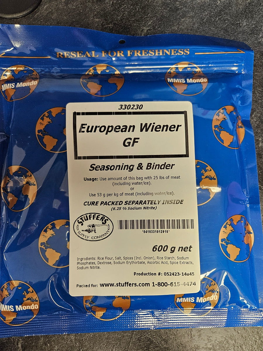 Stuffers European Wiener Seasoning & Binder Gluten Free 600g