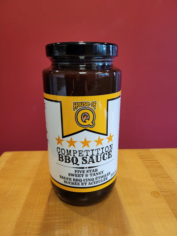 HOUSE OF Q FIVE STAR COMPETITION BBQ SAUCE 375 ML
