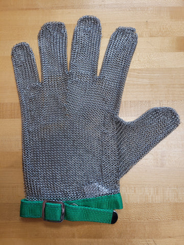 XL/MESH GLOVE W/BAND GREEN/BLACK