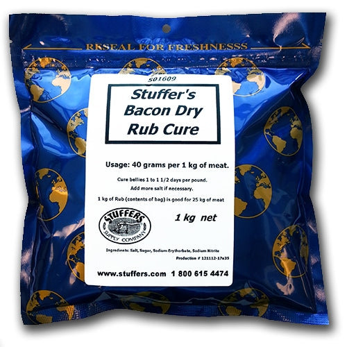 Stuffers Bacon Dry Rub Cure 1kg