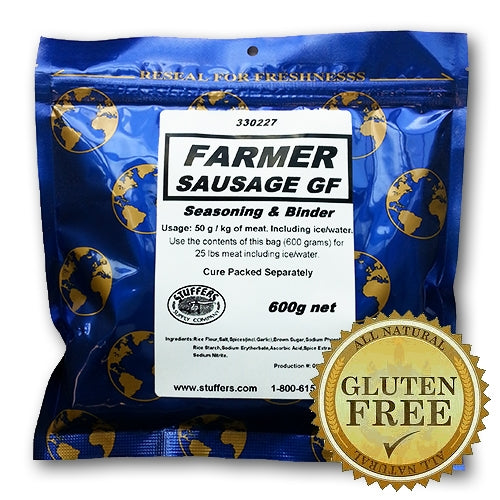 Stuffers Farmer Sausage Seasoning & Binder Gluten Free 600g
