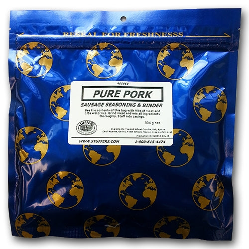 Stuffers Pure Pork Sausage Seasoning & Binder 304g